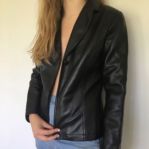 ✨Vintage✨ Vegan Leather Jacket